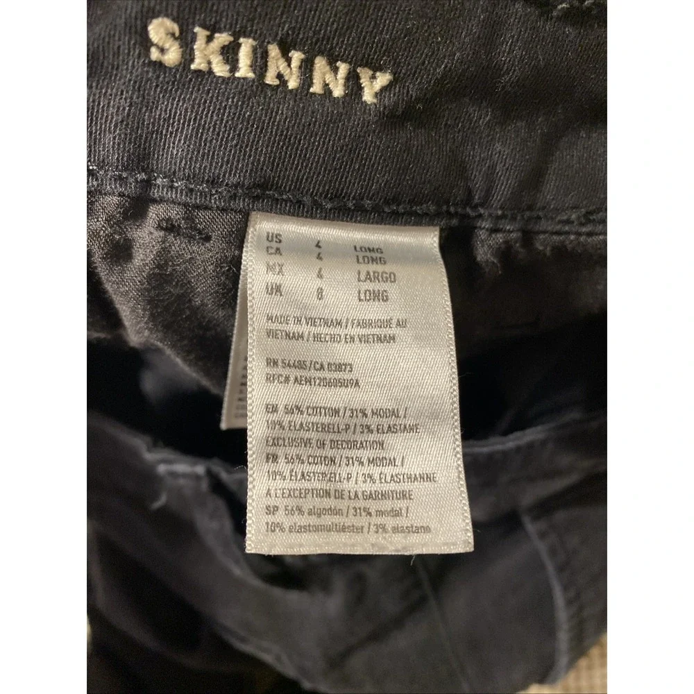American Eagle Women's Super Super Stretch X Super HiRise Jegging Black Size 4‎